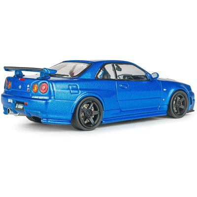 Nissan Skyline GT-R (BNR34) with NISMO Parts - 1998 - Blå - Solido - 1:43
