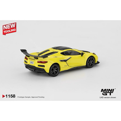 Chevrolet Corvette ZR1 Accelerate Yellow - Gul - 1158 - Mini GT - 1:64