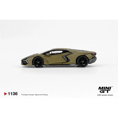 Lamborghini Revuelto Verde Gea Matte - Grön - 1136 - Mini GT - 1:64