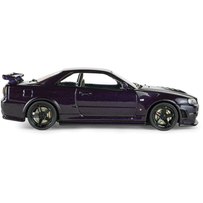 Nissan Skyline GT-R (BNR34) with NISMO Parts - 1999 - Lila - Solido - 1:43