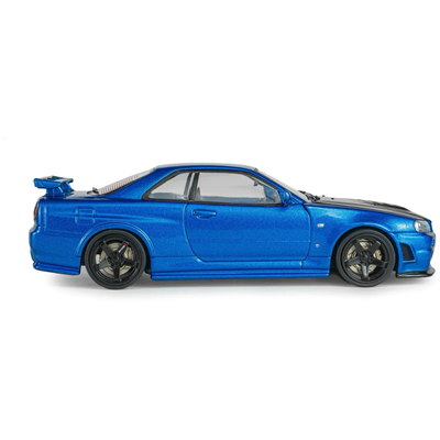 Nissan Skyline GT-R (BNR34) with NISMO Parts - 1998 - Blå - Solido - 1:43