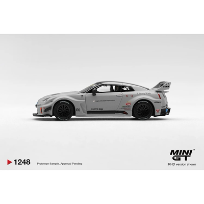 Nissan LB-Silhouette WORKS GT 35GT-RR Ver.1 Matt Grey - Grå - 1248 - Mini GT - 1:64