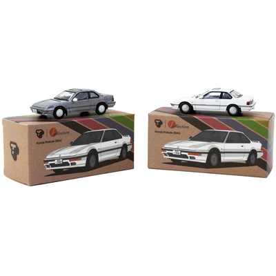 Honda Prelude (BA4) - Vit - Tarmac Works x J-Collection - 1:64