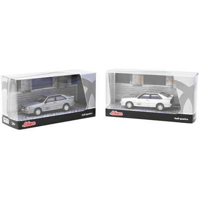 Audi Quattro - Silver - COLLAB64 - Tarmac Works x Schuco - 1:64