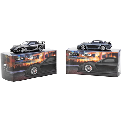 Mazda RX-7 VeilSide Fortune7 - Grå - Tarmac Works - 1:64
