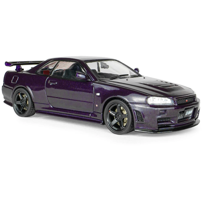 Nissan Skyline GT-R (BNR34) with NISMO Parts - 1999 - Lila - Solido - 1:43