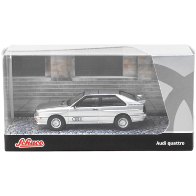 Audi Quattro - Silver - COLLAB64 - Tarmac Works x Schuco - 1:64