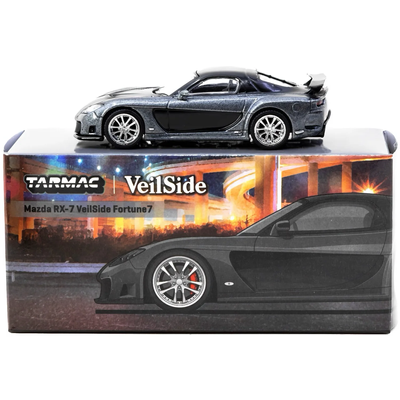 Mazda RX-7 VeilSide Fortune7 - Grå - Tarmac Works - 1:64