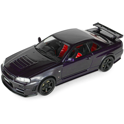 Nissan Skyline GT-R (BNR34) with NISMO Parts - 1999 - Lila - Solido - 1:43