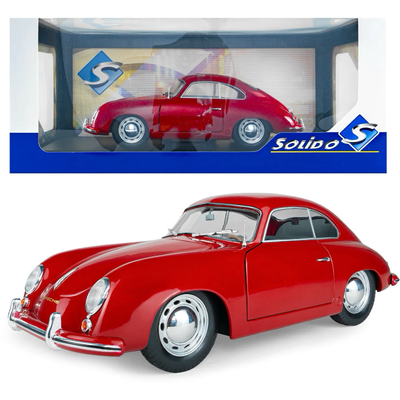 Porsche 356 Pre-A - 1953 - Röd - Solido - 1:18