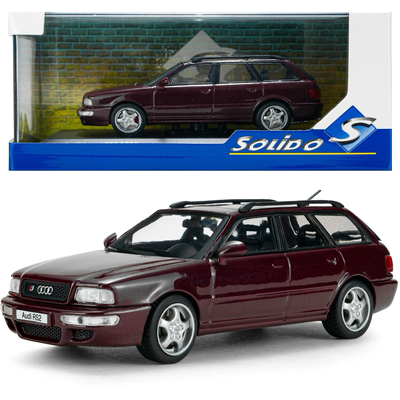 Audi Avant RS2 - 1995 - Vinröd - Solido - 1:43
