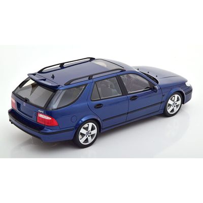 Saab 9-5 Sportcombi Aero - Blå - DNA Collectibles