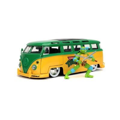 Leonardo & 1962 Volkswagen Bus - Turtles - Jada Toys - 1:24