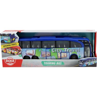 Turistbuss - Touring Bus - City Travel - Blå - Dickie Toys