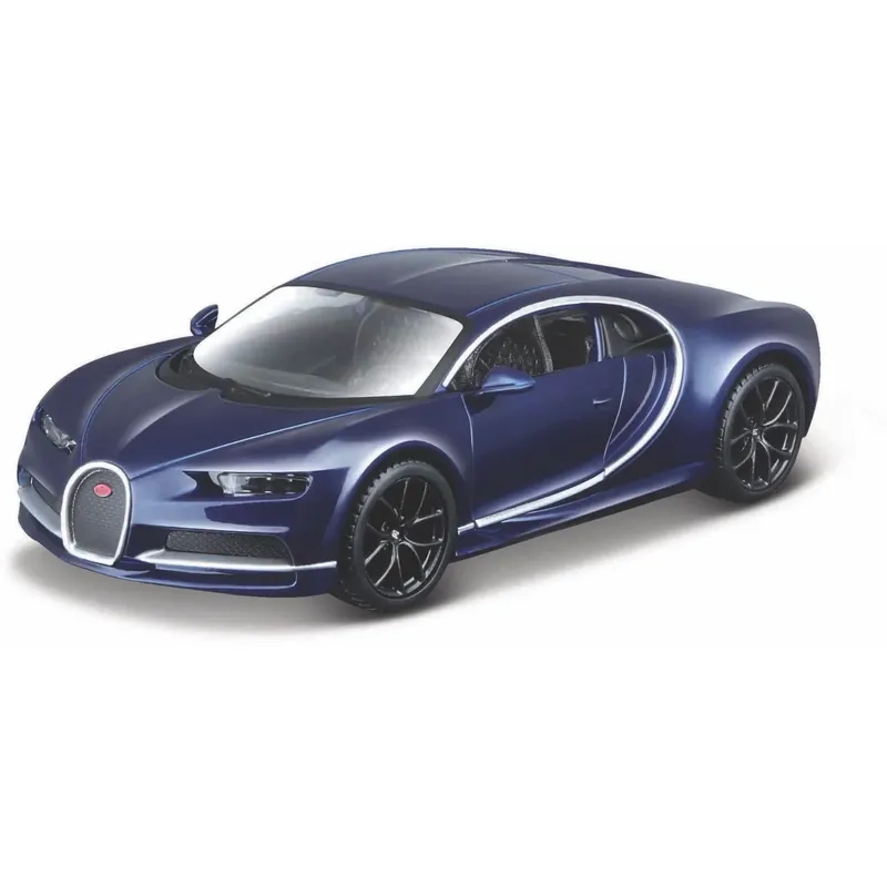 Bugatti Chiron - Blå - Bburago - 1:32 - 14 cm