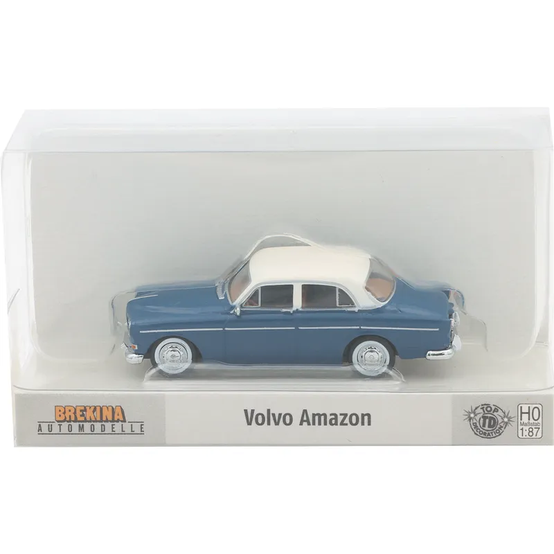 Volvo Amazon - Blå/Vit - Brekina - 1:87