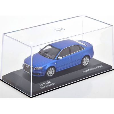 Audi RS4 2004 - Blå - 1:43 - Minichamps