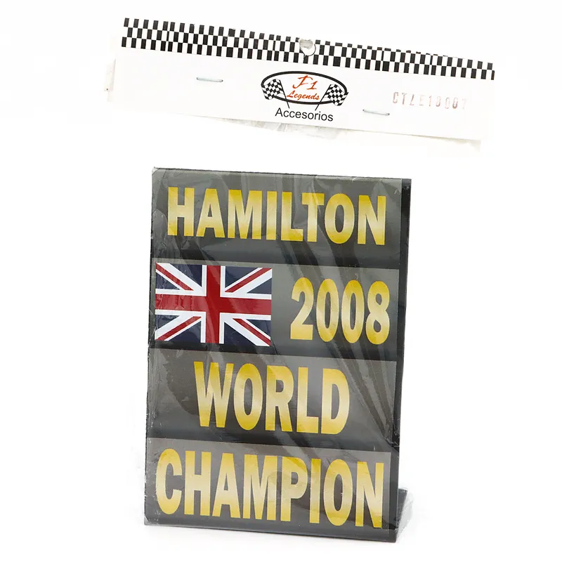 Lewis Hamilton - Pit Board 2008 - F1 Legends - Cartrix - 1:18