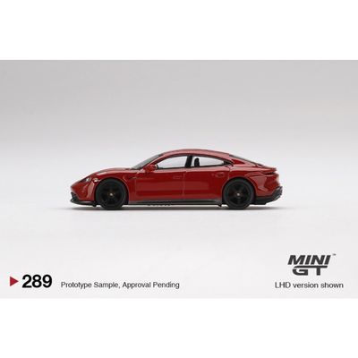 Porsche Taycan Turbo S - Carmine Red - 289 - Mini GT - 1:64