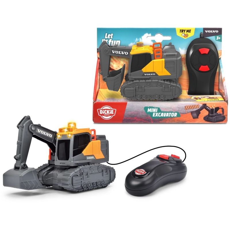 Sladdstyrd grävmaskin - Mini Excavator - Dickie Toys
