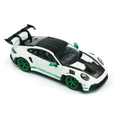 Porsche 911 (993) GT3 RS - 2023 - Vit / Grön - Solido - 1:43