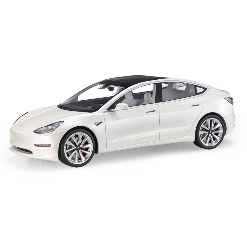 Tesla Model 3 - Vit - LS Collectibles - 1:18