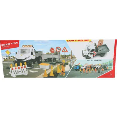 Iveco - Traffic Set - Ljud och Ljus - Dickie Toys