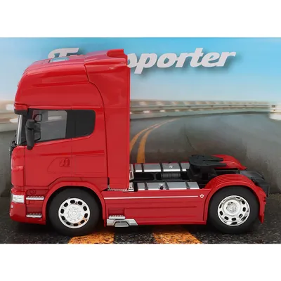 Scania V8 R730 - Dragbil - Röd - Welly - 1:32 - 18 cm