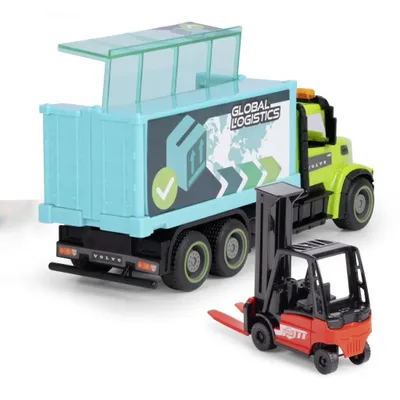 Volvo VHD 300 - Med gaffeltruck - Dickie Toys - 22 cm