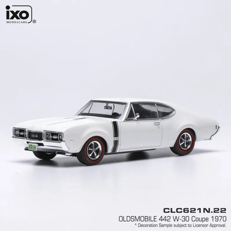 Oldsmobile 442 W-30 Coupe - Vit - 1970 - Ixo America - 1:43