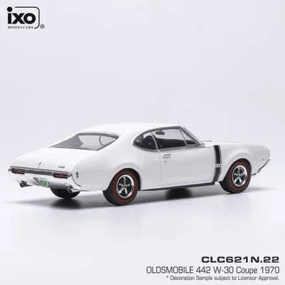 Oldsmobile 442 W-30 Coupe - Vit - 1970 - Ixo America - 1:43