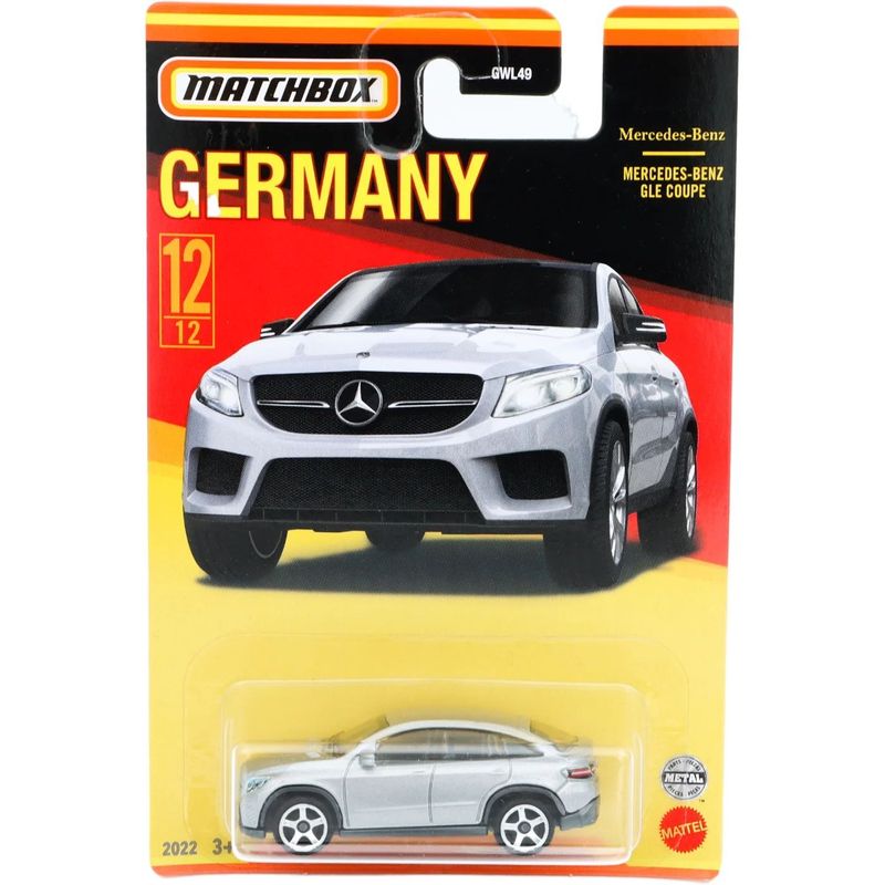 Mercedes-Benz GLE Coupe - Silver - Germany - Matchbox