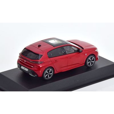 Peugeot 308 GT 2021 - Röd - Norev - 1:43
