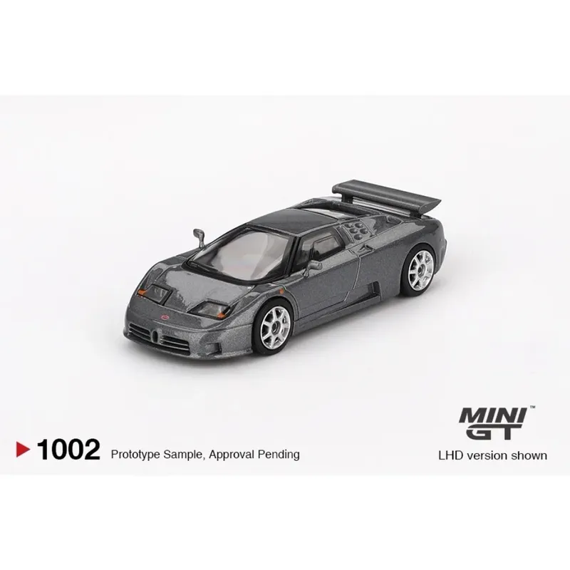 Bugatti EB110 - Super Sport Grigio Scuro - 1002 - Mini GT