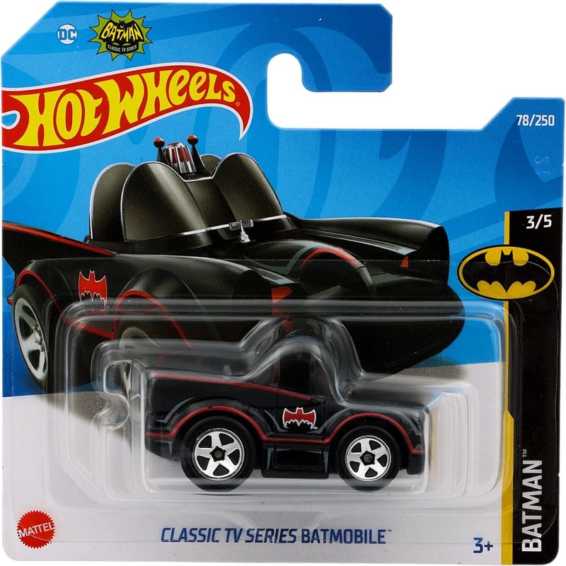 Classic TV Series Batmobile - Batman - Svart - Hot Wheels