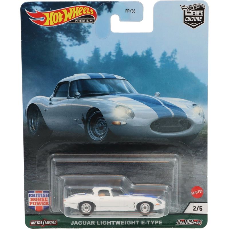 Jaguar Lightweight E-Type - British Horse Power - Hot Wheels