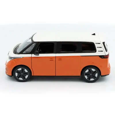 Volkswagen ID. Buzz - 2023 - Orange och Vit - Maisto - 1:24