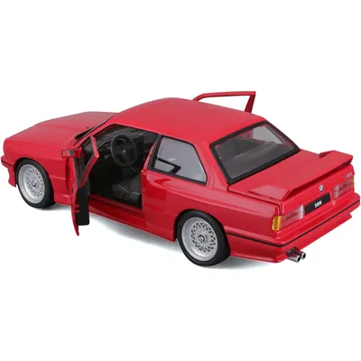 BMW M3 (E30) - 1988 - Röd - Bburago - 1:24