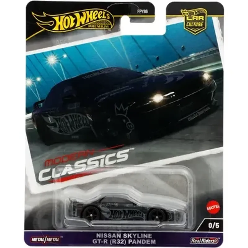 SKADAD FÖRPACKNING - CHASE CAR - Nissan Skyline GT-R (R32) Pandem - Modern Classics - Hot Wheels