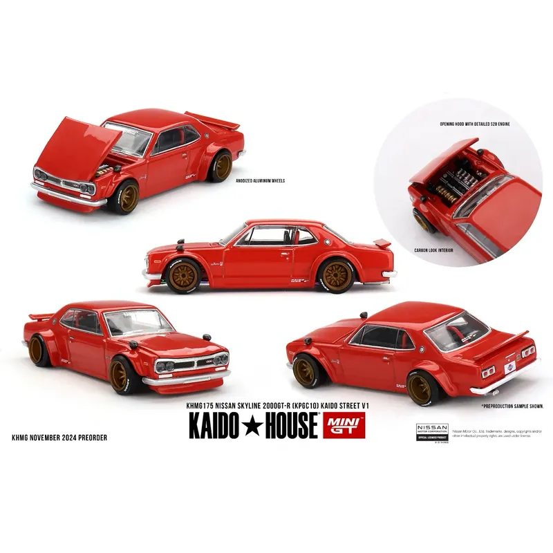 Nissan Skyline 2000GT-R Kaido Street V1 - Kaido House - 1:64