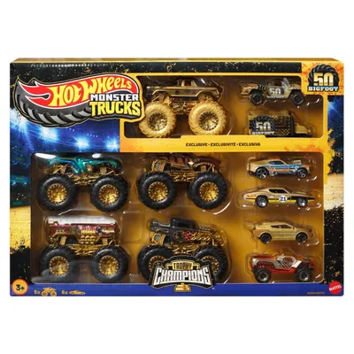 Trophy Champions - Hot Wheels Monster Trucks - Stor pakke