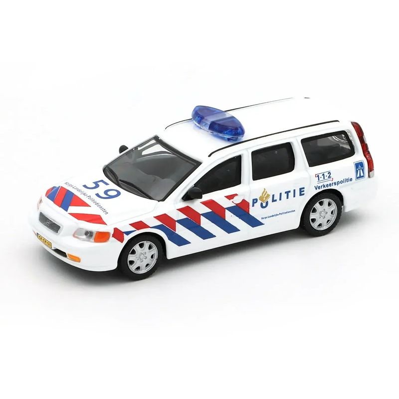 Volvo V70 - Nederländsk Polisbil - Cararama - 1:43