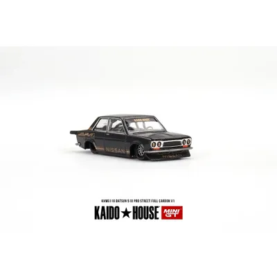 Datsun 510 Pro Street Full Carbon V1 KAIDO - Mini GT - 1:64