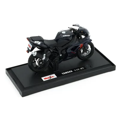 Yamaha YZF-R1 - Motorcykel - Svart - Maisto - 11 cm