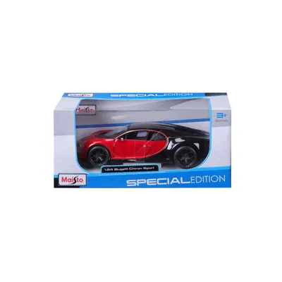 Bugatti Chiron Sport - Röd / Svart - Maisto - 1:24