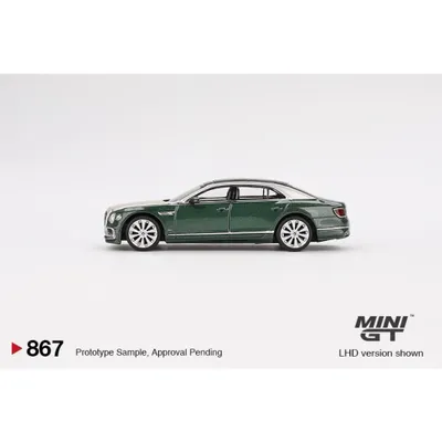 Bentley Flying Spur - White Sand Verdant - Mini GT - 1:64
