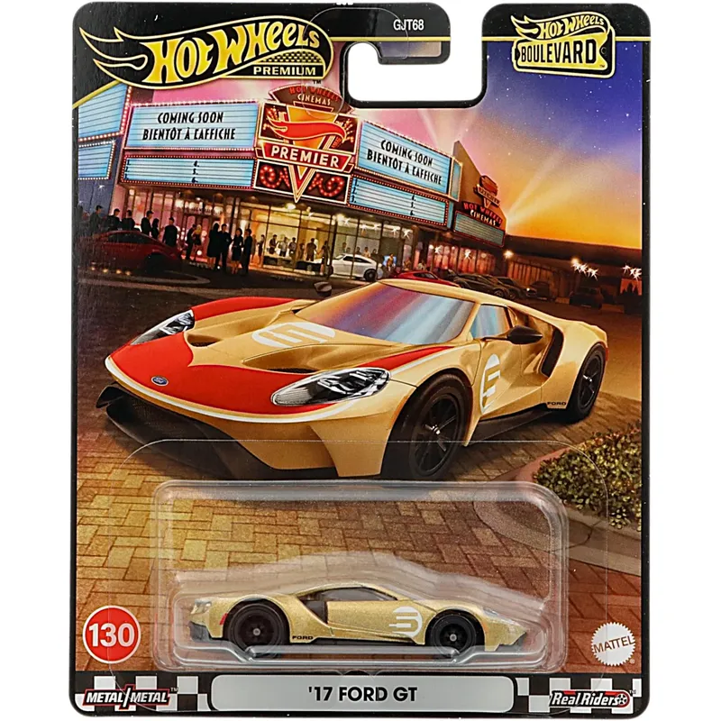 '17 Ford GT - Guld - Boulevard 130 - Hot Wheels