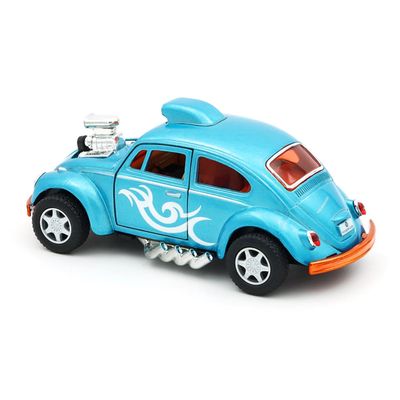 Volkswagen Beetle Custom Dragracer - Blå - Kinsmart - 1:32