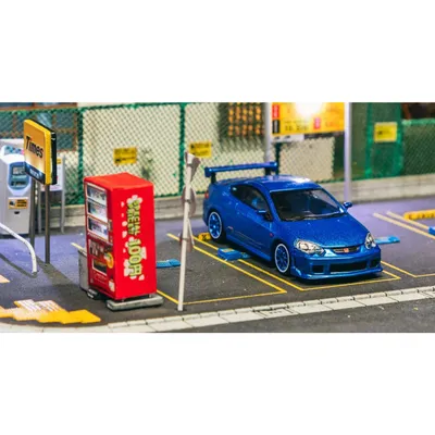Honda Integra TYPE R DC5 Custom - Blå - ROAD64 - Tarmac - 1:64