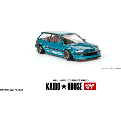 Honda Civic (EF) Kaido Works V1 - KAIDO - Mini GT - 1:64